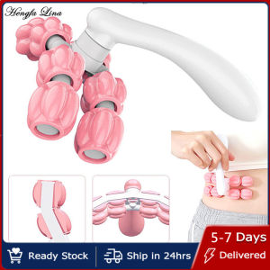 Hengfa Lina 1 Piece Hand Held Massager Massager Roller for Hand Muscle Back Neck Foot Shoulder Leg Pain Relief Massage Tool Pink Office Home