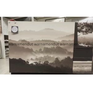 Hiasan Pajangan Dinding Gambar Alam Isi 9pcs Bahan Fibreboard Ukuran 179x112cm WMO IK8055