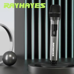 RAYHAYES ไมค์โครโฟน ไมโครโฟนไร้สาย ไมค์คู่แบบมือถือ ไมค์ลอยแบบพกพา ไมโครโฟนเวที ไมค์ร้องเพลง microphone