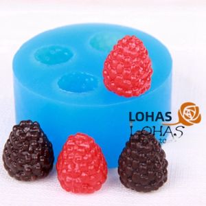 Creative Raspberry Silicone Chocolate Mold Resin Sugar Art Flip Cake Decoration Blackberry Kitchen Baking DIY Utensils