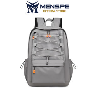 MENSPE Fashion Men’s Backpack Portable Backpack Elastic Bungee Sport Backpack Waterproof Laptop Backpack Large Capacity Commute School Backpack Lightweight Oxford Daypack for Travel Hiking Business