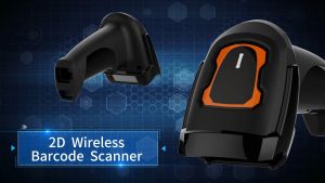 GTCODESTAR X-9301C 2D 2.4G scanner  1D laser Barcode scanner 2D Wireless Scanning USB Barcode Reader Handheld 2.4G QR Code scanner for Supermarket