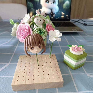 Stand Kayu Untuk Boneka Rajut 10X10Cm Stand Amigurumi / Alas Kayu / Tatakan Boneka Rajut Amigurumi