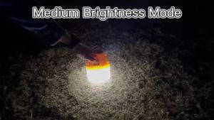 Super Bright Solar Charging Light & 5000mAh Power Bank: Essential Camping Gear