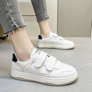Womens Casual Thick Bottom Sneakers Spring 2025 New Style Versatile Magic Tape Student Leisure Sports Board Shoes Trendy INS