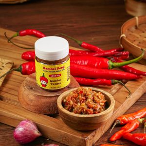 SAMBEL DONG - Sambal Terasi Less Oil Botol 70 Gram Buat Cobain Isinya Penuh & Minyaknya Sedikit