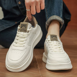 Trendy Mens Shoes Casual Thick Bottom All-Match Style Spring Autumn Season Low Top Fashion Sneakers Breathable Comfortable