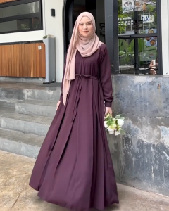 Gamis jumbo ld 140 mewah 2025 Rahayu dres sabrina premium Busana muslim wanita Dress korean style 20