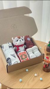 Seednery Newborn Christmas Baby Gift Set Newborn Christmas  Gift Hampers Christmas  Gift box newborn baby Christmas Gift Box surprise