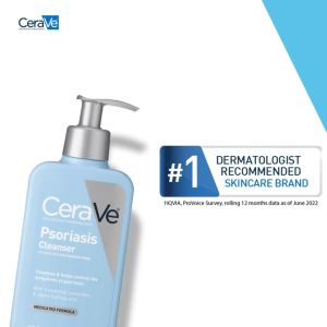 CeraVe Psoriasis Cleanser 237ml With Salicylic Acid & Urea for Dry Skin Itch Relief