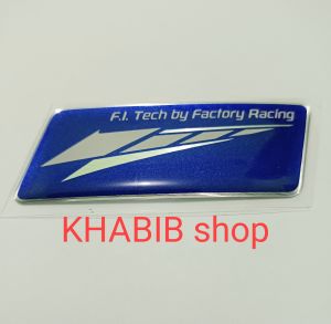 sticker emblem logo yamaha FI Tech by factory Racing original