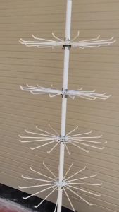 [SIÊU DÀY] Kệ xoay 4 tầng treo phụ kiện sơn tĩnh điện cao cấp