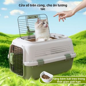 hipidog | Túi Đựng Thú Cưng Di Động Dành Riêng Cho Mèo Có Mái Sáng Kích Thước Lớn