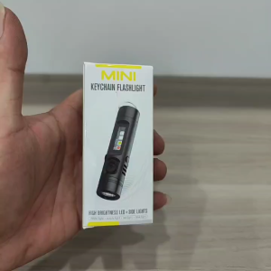 Đèn Pin Mini Móc Khoá M3 Thiết Kế Full Kim Loại Với 2 Kênh Sáng Và Tích Hợp Nam Châm Khuy Cài Sạc Type-C