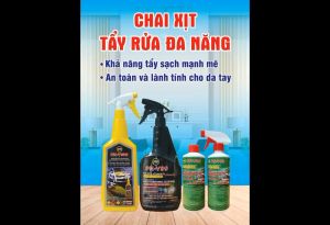 Nước lau đa năng PN-V88 chai 500ml - dạng chai xịt tẩy rửa vệ sinh bề mặt nhà bếp đồ dùng hiệu quả trong 10s