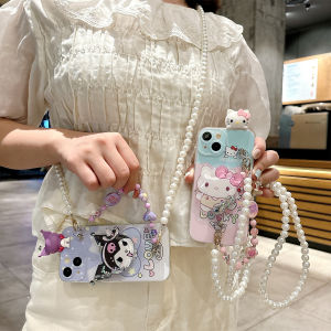 Cartoon Cute Lucky Kitty Cat Silicone Protective Case for Honor Play8tpro Phone Bracelet Compatible with Play7t 6t 5t 4t pro Models
