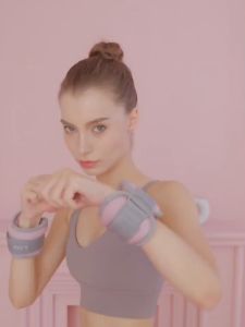 1 Pair 0.75-2kg Wearable Ankle Weights Sandbag Adjustable Wrist Weighted Sand Bags For Running Yoga Walking Fitness Gym Workout