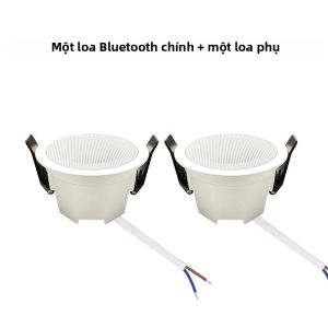 Loa Trần Mini Bluetooth 2 Inch Âm Thanh Nổi Trong Nhà Hệ Thống Âm Nhạc Chất Lượng Cao Âm Thanh Nền Chất Lượng Cao Chất Liệu Nhựa Lắp Âm Trần