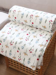 ลายดอกไม้สด ผ้าฝ้าย ฤดูร้อน ผ้านวม นุ่ม Pure ผ้าฝ้าย ผ้าคลุมแอร์ เตียงคู่เดี่ยว ผ้าฝ้าย ฤดูร้อน แกนผ้านวมระบายความร้อน