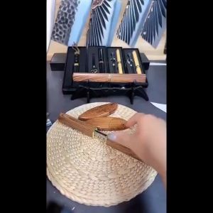 Japanese Fruit Double Knife Non-Control Stainless Steel Knife Fruit Sushi Outdoor Slicing Knife