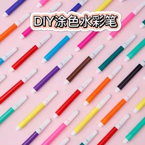 [Little B House] Mini Watercolor Pen Set For Kids Drawing Graffiti Water Colour Pens Art Stationery 涂鸦笔 Pen Warna - ST44