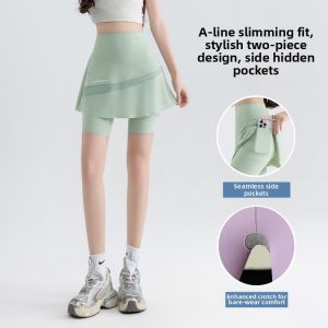 YANSE | High Waist Tummy Control Dress Pants Skirt