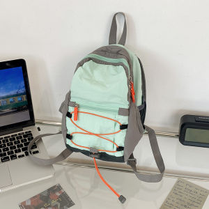 กระเป๋าเป้สะพายหลังเดินป่าแบบลำลองขนาดเล็กสำหรับผู้หญิง กระเป๋าเป้สะพายหลังสำหรับเดินป่าแบบสะพายไหล่คู่ กระเป๋าเป้สะพายหลังแบบมีซิปปิด