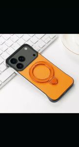 Luxury Business Leather Slim Frameless Magnetic Case For iPhone 17Air 16E 15 14 Plus 13 12 18 Pro Max 11 For Magsafe Matte Cover