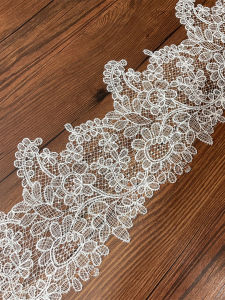 Chất Liệu Thủ Công DIY Chất Lượng Cao Ren Rỗng Ren Lá Cá Ren Viền Cho Váy Cưới Và Khăn Trùm Đầu