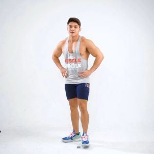 Flexzone Stringer Gym Big Muscle series FSS-042 Singlet Fitnes Fitness Tanktop