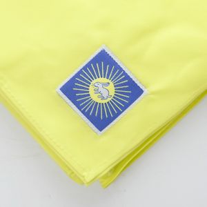 ผ้าพันคอลูกเสือสำหรับนักเรียน เขตภาคตะวันออก ถูกระเบียบ มาตรฐานลูกเสือไทย สีประจำจังหวัด