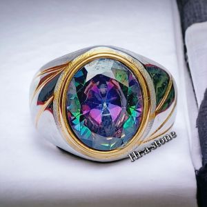 CINCIN BATU MISTIK QUARTZ MULTI COLOR
