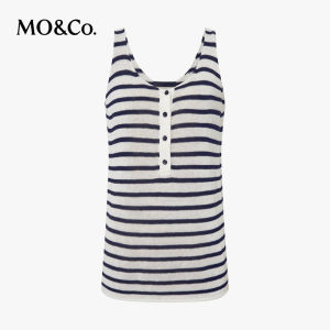 MO&Co. | Silk Cotton Linen Blend Vest New 2026 Summer Collection