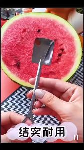 TJ Sports 1PC Shovel Shape Spoons Ice Cream Dessert Spoons Home Dinnerware Kitchen Tools Sudu Kopi Keluli Tahan Karat 小勺子