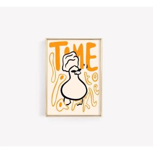 Minimalist Shower Head Funny Duck Quotation Posters Canvas Printing Wall Bathroom Toilet Home Decor