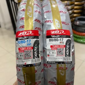 Paket Hemat FDR Genzi Pro Tubeless (TL) 70/80 & 80/80 - 17