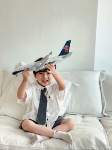Voice-Controlled Assembleable Airplane Model 47cm