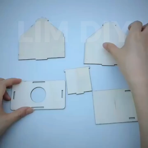 Ống Heo Tiết Kiệm Ngôi Nhà Gỗ Handmade Bộ Kit Tự Lắp Ráp Trang Trí & Làm Heo Đất LIM DIY