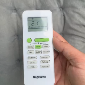 Điều khiển điều hòa Nagakawa Mã 04 remote máy lạnh Nagakawa NIS-C12R2T29 - Tặng pin - T&U Remote