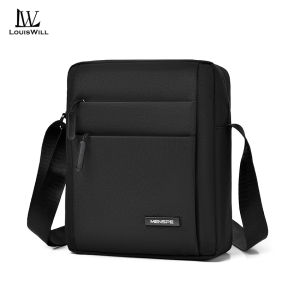 LouisWill Men Bags Men Shoulder Bag Messenger Travel Bag Waterproof Business Bag Large Capacity Bag Lightweight Casual Bag Fashion Sport Crossbody Bag for Student Teenager