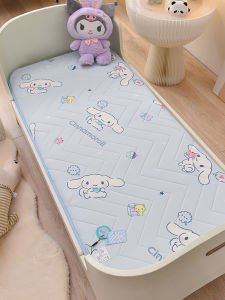 Class A Big Ear Dog Clow M Kitty Cat Kids Latex Mattress Kindergarten Babies Bed 0.6 M Boys and Girls