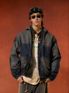 BJHG | Couple Style American Vintage Washed Denim Jacket