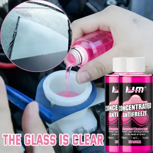 KJM 50ml Concentrated Windshield Washer Fluid Powerful Oil Film Remover Deep Cleaning Auto Glass Dirt Remover for Clear Driving