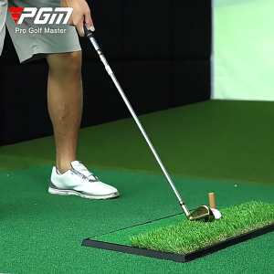 พรมซ้อมไดร์ฟกอล์ฟ แบบหญ้าเทียม+หญ้าเรียบบ พร้อม Tee ยาง 1 ชิ้น (DJD005)