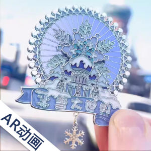 Harbin Creative Culture Zinc Alloy Refrigerator Magnet Central Street Sophia Ice Snow World Souvenir Special Exhibition Pattern