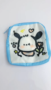 Dompet Penyimpanan Serbaguna Penyimpanan Pembalut Pouch Makeup Estetik Serbaguna Motif Poco Cute BRG