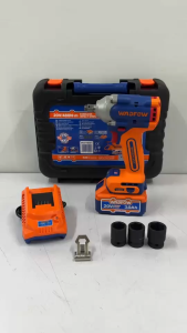 บล็อกกระแทกไร้สาย WADFOW WWCD1B481 ขนาด 1/2 นิ้ว 20V. พร้อมแบตเตอรี่และแท่นชาร์จ