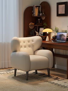 Home Computer Chair Comfortable Desk Chair for Girls Bedroom Makeup Desk Single Person Nail Beauty Sofa Makeup Chair