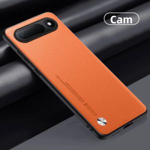 EUCAGR Ốp Điện Thoại Da PU Cao Cấp Cho Tecno Spark 50 5G Ốp Lưng Fundas Bảo Vệ Toàn Diện Chống Bụi Mặt Sau Bảo Vệ