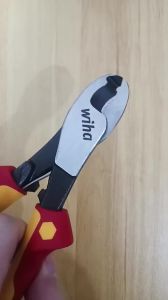 Wiha | Wiha 43661 180mm 1000V VDE Industrial Cable Cutter Switchable Opening Spring Pliers Professional Electrician Hand Tools